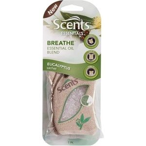 Lot of (24) Scents Florals BREATHE Car Air Freshener - Eucalyptus